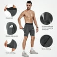thumbnail image 4 of Compression Shorts Men 3 Pack, Compression Underwear for Men Athletic Shorts, Running Workout Fitness Shorts, 4 of 6