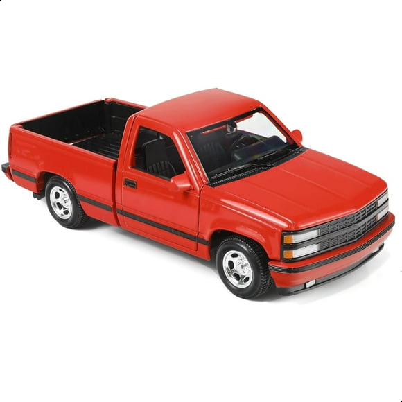 Nuotie Pickup Trucks Toy for Boys Compatible for 1933 Chevrolet 454, 1/24 Metal Diecast Model Toy Truck Car for Kids- Red