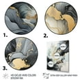 thumbnail image 3 of Designart "Grey Yellow Minimalism Serenity In Flow" Minimalism Canvas Wall Art, 3 of 5