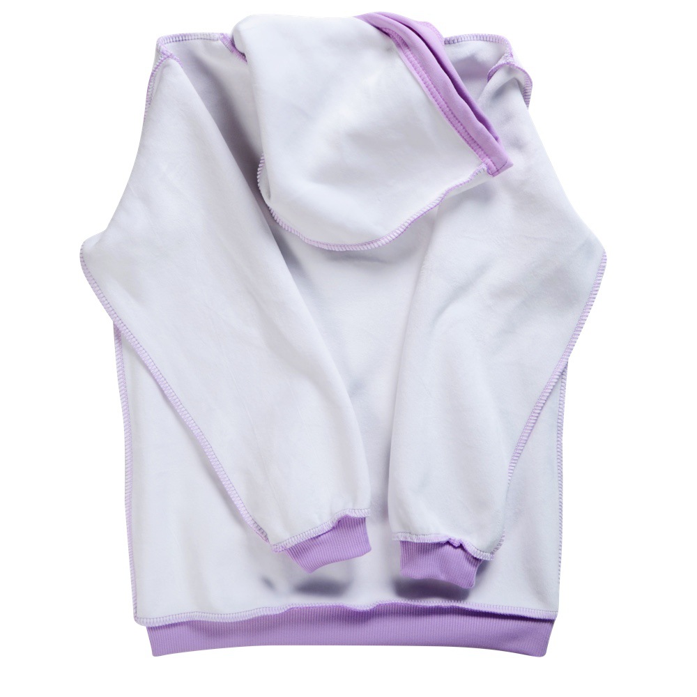 Girls' hoodie APHMAU children's autumn and winter thick fleece hooded sweatshirt double-layer thick non inverted fleece hooded sweatshirt suitable for 5-13 years old