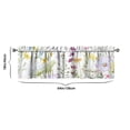 thumbnail image 3 of Farmhouse Floral Valance Curtain - 54 Inch Rod Pocket Window Topper with Botanical & Butterfly Design, Soft Polyester Fabric, Light Filtering for Kitchen, Modern Rustic Decor (1 Panel, 54x18 Inches), 3 of 3