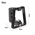 thumbnail image 2 of Bicycle Front Carrier Block For Brompton 3-hole Bicycle Frame Adapter Front Luggage Rack Bracket Mount Cycling Replace Accessory, 2 of 12