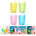 thumbnail image 3 of Mobutofu Candy Color Sippy Cups for Kids Made of Safe PP Material with Adorable Design and Perfect Size 4pcs, 3 of 6