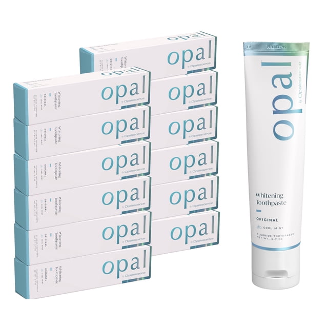 Pasta de dientes Opalescence Opal para blanquear los dientes, 4.7 oz, paquete de 12