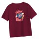 thumbnail image 5 of Camiseta básica para mujer Yinane Ropa de calle clásica Ropa estampada de moda Cuello Redondo Tops de verano, 5 of 8