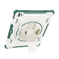 thumbnail image 4 of SaniMore Case for iPad Pro 12.9 Case 2018/2020/2021/2022, Hand Rope + Pen Holder + Hidden Kickstand Lens All-inclusive Anti-drop Shockproof Heavy Duty Protective Case For iPad Pro 12.9", Green, 4 of 19