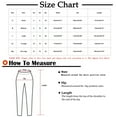 thumbnail image 3 of Fesfesfes Women Pant Fashion Casual High Waist Elastic Waist Drawstring Straps Solid Color Ruffle Wide Leg Long Pants Sale Items, 3 of 5