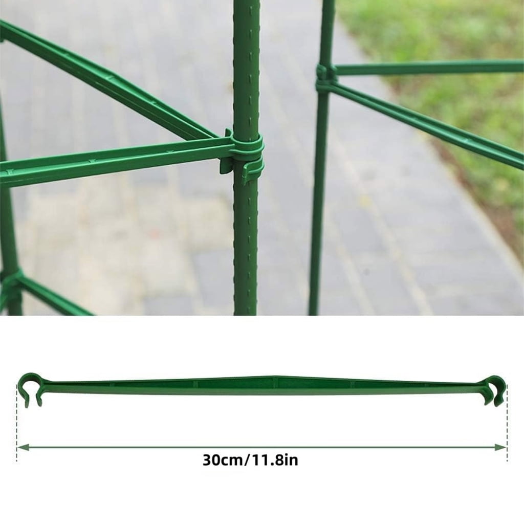 Necvior 36Pcs Adjustable Plant Stake Arms Tomato Cage Expandable Connector for Garden