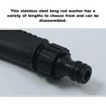 thumbnail image 3 of Labymos Stainless Steel Long Rod Cleaning Rod Atomizing Wax Water Rod Foam Cleaning Rod Detachable, 3 of 7