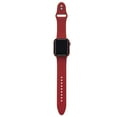 thumbnail image 3 of Posh Tech Red Silicone Band with Pins for Apple Watch Series 1-7 - Size 38mm/40mm/41mm, 3 of 3