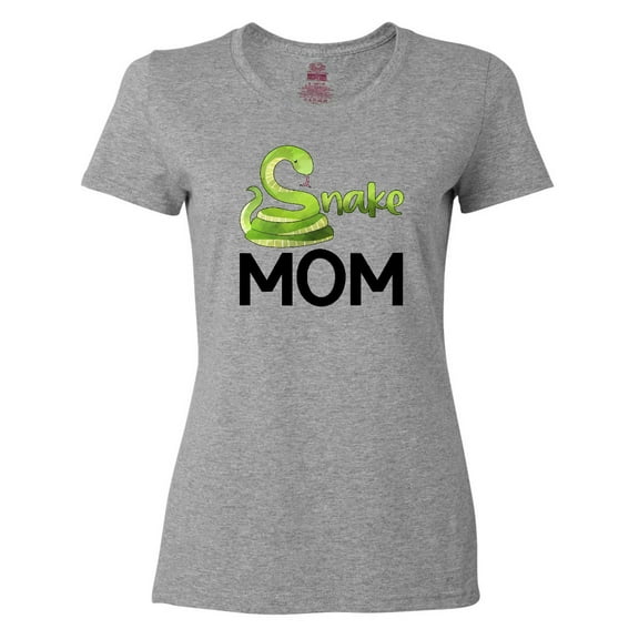 Inktastic Snake Mom- Cute Women's T-Shirt