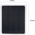 thumbnail image 4 of Panel solar monocristalino 12V 10W pequeño generador solar RUIOIU, 4 of 5