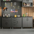 thumbnail image 2 of Metal Garage Storage Cabinet with Wheels,Locking Rolling Tool Cabinet with Drawers and Shelves for Home, Office, Garage & Workshop, 2 of 6