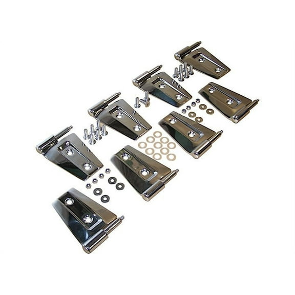 Crown Automotive RT34079 CASRT34079 07-15 JK WRANGLER STAINLESS DOOR HINGE KIT