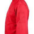 thumbnail image 3 of WARRIOR POINT Men's Lightweight Long Sleeve PolyCotton Chef Coat Proffesional Chef Kitchen, Bakery & Culinary Chef Coat S, 3 of 4