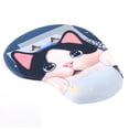 thumbnail image 4 of Almohadilla Para Ratones Alfombrilla de ratón con soporte para reposamuñecas, espuma viscoelástica, resistente al deslizamiento, para gato, 4 of 8