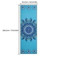 thumbnail image 3 of Graflsoa Non-Slip Quick-Dry Yoga Mat with Vibrant Prints, Foldable & Portable Design, Lightweight for Travel, Perfect for Yoga & Exercise, 183x61cm, Polyester & Nylon Blend, 3 of 6