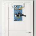 thumbnail image 2 of Transportation Hanging Pocket Organizer, Colorful Cartoon Composition of Vehicles Cars Buses Themed Print, Printed Polyester Storage Bag with Pockets, 9" x 16", Sky Blue Multicolor, 2 of 2