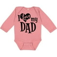 thumbnail image 3 of Inktastic I Love My Dad Boys or Girls Long Sleeve Baby Bodysuit, 3 of 5