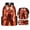 1, variant on 10 Styles Anime Warrior Print 3-Piece Backpack Set, Casual Daypack with Lunch Bag & Pencil Case