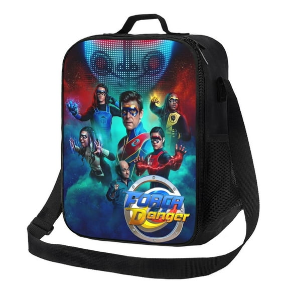 Danger Force Insulated Lunch Bag Leakproof Waterproof Reusable Lunch Boxs Portable Durable Cooler Tote Bag Work Travel