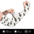 thumbnail image 3 of Uemuo Dachshund Dog Printed Arm Sleeves, Cooling UV Sun Protection Sports Compression for Men/Women, 3 of 8