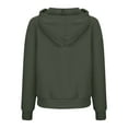 thumbnail image 5 of Qulqfy Half Zipper Hoodies for Women Army Green Workout Fall 2025 Embossed Work Sweatshirts Womens Wedding Tops M, 5 of 6