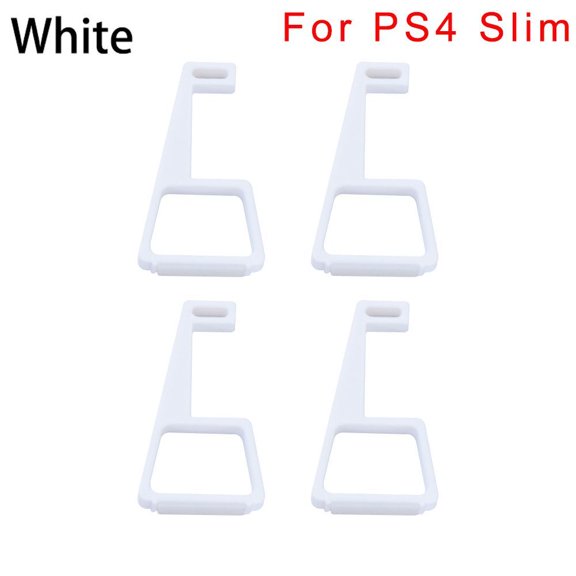 4PCS Accessories Base Heighten Support Feet Stand Cooling Legs Bracket Console Holder WHITE 1 SET FOR PS4 SLIM