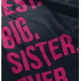 thumbnail image 4 of Best Lil Sister Ever Younger Sibling Youth T Shirt Tee Girls Infant Toddler Brisco Brands 4T, 4 of 5