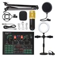 thumbnail image 1 of Loomza Wireless Condenser Microphone Sound Card Multi-Microphone Kits Tabletop, 1 of 6