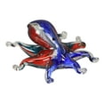 thumbnail image 2 of 7 In Multicolor Blown Glass Octopus Paperweight Figurine Home Decor Sculpture, 2 of 5