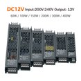 thumbnail image 1 of 100W LED Power Supply AC Input 190-240V DC Output 12V/24V Silent for Lighting, 1 of 10