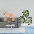 thumbnail image 2 of Adornos de pared de hojas de palma tejidas en ratán. Adornos creativos de madera para salón de té, pasillo, dormitorio, porche, cafetería, decoración, 2 of 8