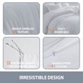 thumbnail image 5 of Swift Home Ultra Soft Crinkled Texture Pre-Washed Duvet Cover & Sham Set (Comforter not Included), Twin/Twin XL (68"x 90"), White, 5 of 5