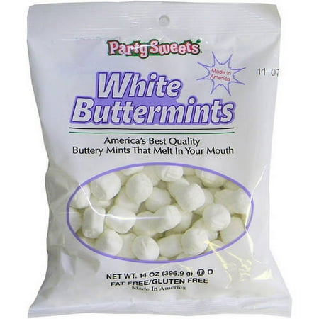 Party Sweets 14 Oz. White Buttermints, 50 Count