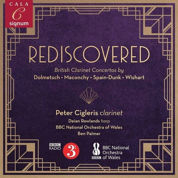 Cigleris Rowlands BBC National Orchestra of Wales Palmer - Rediscovered - Music & Performance - CD