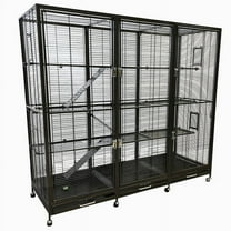 Borneo Cage   Add-On   Shelf & Ladder Set   Expander Set - for Sugar Gliders, Squirrels, Marmosets & Other Small Pets