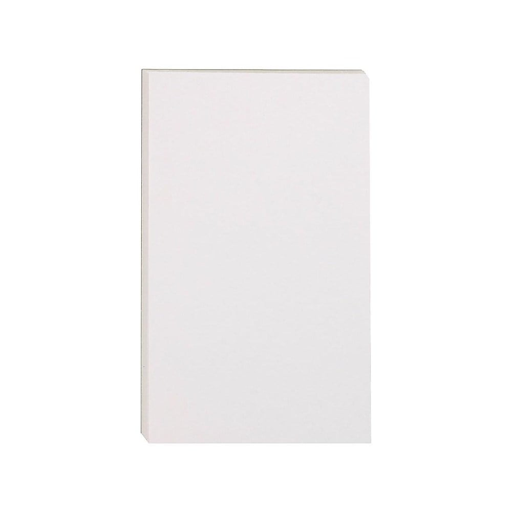 Staples GlueTop Notepads 3"x 5" White 163436