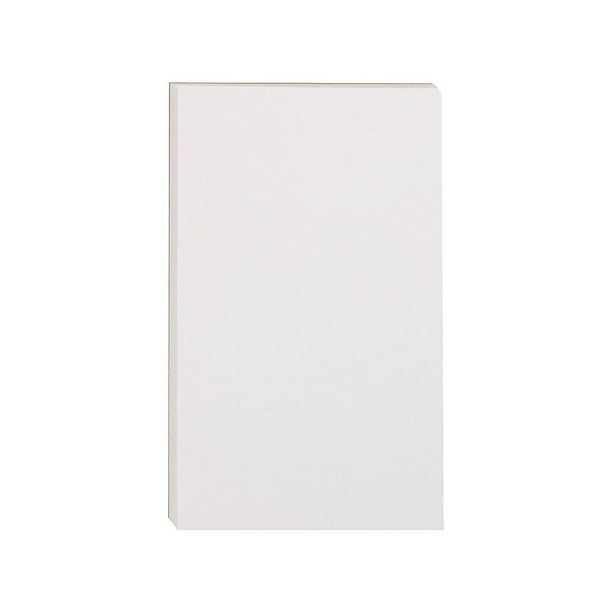 Staples GlueTop Notepads 3"x 5" White 163436