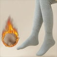 thumbnail image 5 of YunPes Toddler Girls Cable Knit Tights Winter Warm Thick Soft Stretchy Footless Leggings Light Cozy Ballet Dance Stockings, 5 of 5