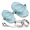 Blue-6"+4", variant on White 5" Extra Large Empanada Maker Press Set with Dough Mold and Stuffing Spoon