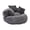 Dark Gray, variant on HSUNNS Bean Bag Chair for Adults, Oversized Corduroy Bean Bag Sofa with 3 Pillows & Armrest, High-quality Memory Foam Bean Bag Couches for Living Room, Bedroom & Dorm, Yellow
