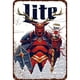 thumbnail image 1 of Placa de Metal Vintage de hierro cerveza Lite pintura rectangular Wdftyju decoración artística 20x30cm, 1 of 9