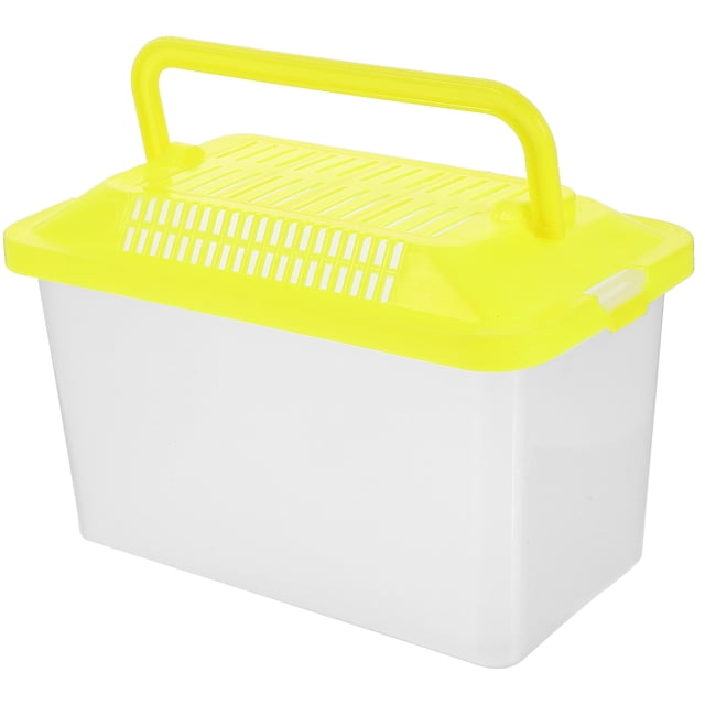 SHISUYAN Portable Turtle Feeding Box Home Goldfish Turtle Living Box Reptile Habitat Goldfish Box