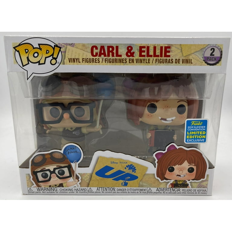 Disney Pixar Up Carl and Ellie Summer Convention Exclusive 2 Pack Funko  Pop! (Shelf Wear) 