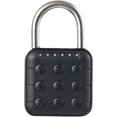 thumbnail image 1 of Pack 3 Digit Combination Padlock with Retractable Cable, Adjustable Length up to 1m, Password Reset Button, Easy to Use, Suitable for Travel Bag, 1 of 5