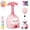 Pink, variant on Animal Air Powered Balloon Car Toy, Animal Balloon Car Toy, Air Powered Balloons Cars Launcher Set,Easy Manual Balloon Pump for Party