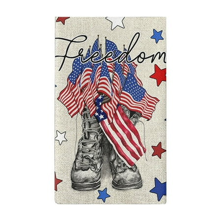 

Cute Bath Towels 1pc Independence Day Kitchen Towels Colorful Star Flag Print Dish Towel Dish Cloth Microfiber Towel Independence Day Decorations Washcloths Teal Jungle Towels Design Towels Beach
