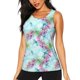thumbnail image 1 of Fotbe Dragonfly Floral Blusas Sin Mangas para Mujer – Estilo Casual, Corte Suelto, Slim-Fit, Cuello Redondo Deportivo, Tops de Verano para Gimnasio y Yoga-XX-Large, 1 of 7