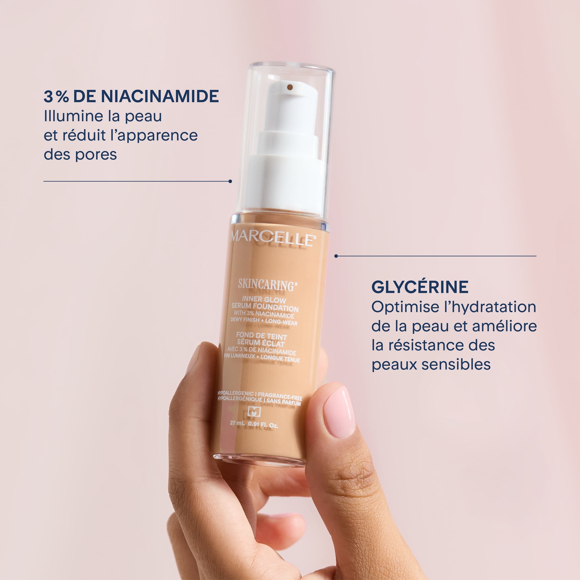 Marcelle Skin Caring Serum Foundation Neutral Beige